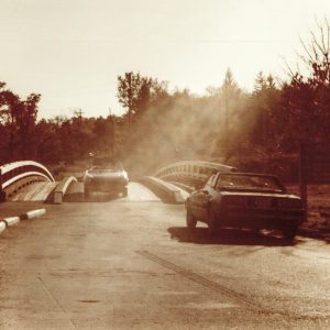 74 Fiat x1-9 rear on bridge 