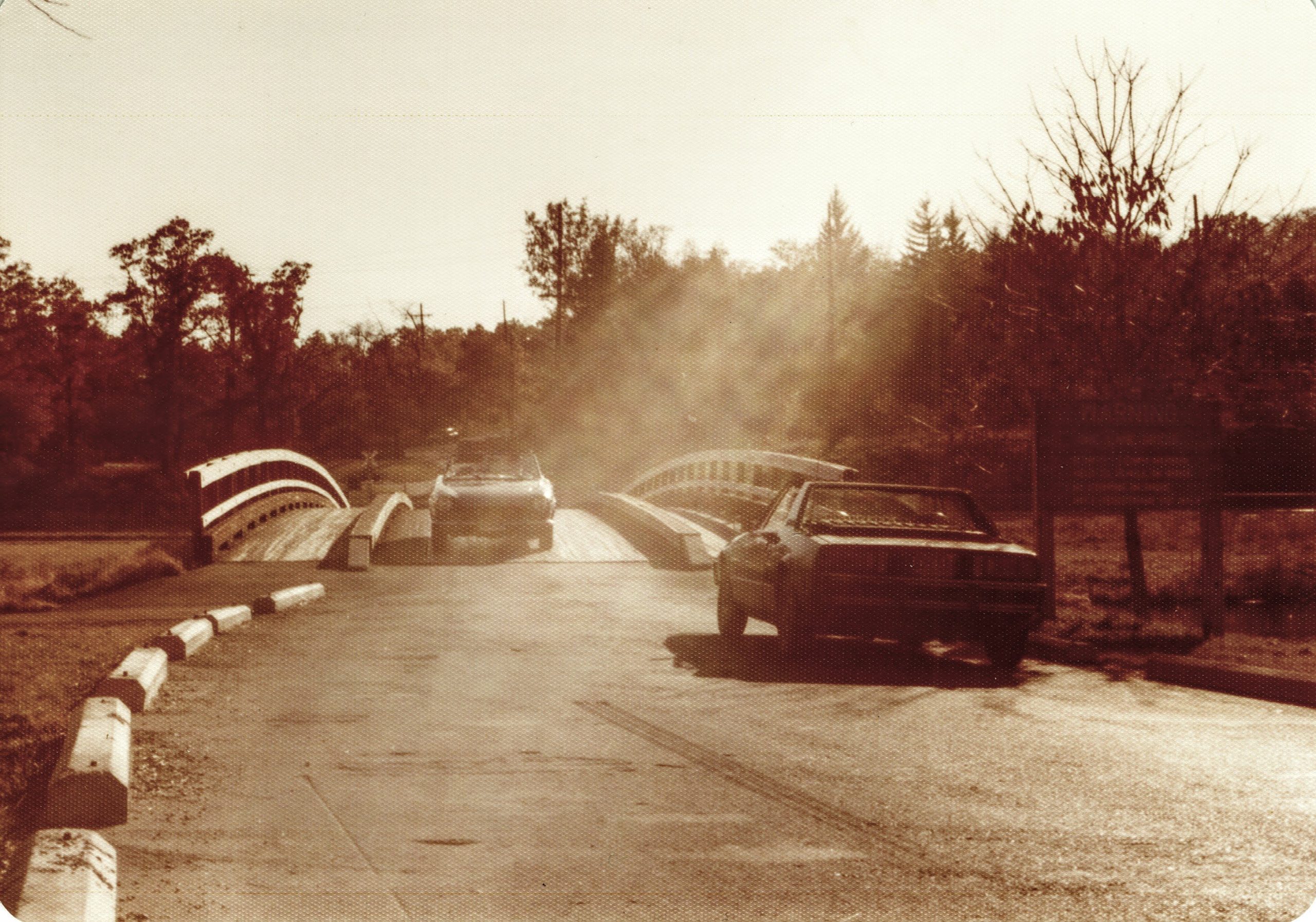 74 Fiat x1-9 rear on bridge