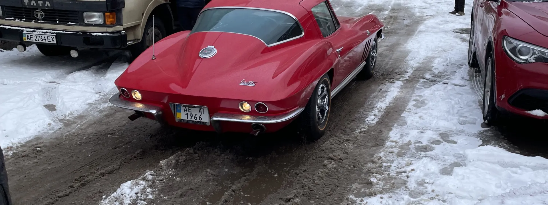 Someone’s NY present ‘Vette